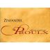 Proulx Wines Zinfandel 2014 Front Label
