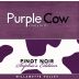 Purple Cow Vineyards Sophies Edition Pinot Noir 2012 Front Label