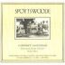 Spottswoode Cabernet Sauvignon 1999 Front Label