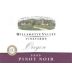 Willamette Valley Vineyards Pinot Noir 2000 Front Label