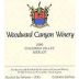 Woodward Canyon Columbia Valley Merlot 2000 Front Label