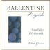 Ballentine Napa Zinfandel 1999 Front Label