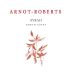 Arnot-Roberts North Coast Syrah 2015 Front Label
