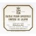 Chateau Pichon Longueville Comtesse de Lalande 1999 Front Label