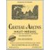 Chateau d'Arcins Haut Medoc 2000 Front Label