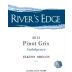 River's Edge Pinot Gris Indulgence 2013 Front Label
