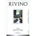 Rivino Sangiovese 2012 Front Label