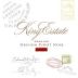 King Estate Domaine Pinot Noir 1999 Front Label