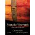 Roanoke Vineyards Cabernet Franc 2010 Front Label