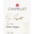 Chappellet Signature Cabernet Sauvignon 1999 Front Label