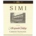 Simi Alexander Valley Cabernet Sauvignon 2000 Front Label