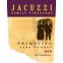 Jacuzzi Primitivo 2010 Front Label