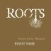 Roots Wine & Vineyard Cherry Grove Vineyard Pinot Noir 2009 Front Label