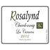 Rosalynd Winery Chardonnay 2012 Front Label