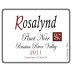 Rosalynd Winery Pinot Noir 2011 Front Label
