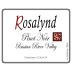 Rosalynd Winery Pinot Noir 2012 Front Label