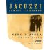 Jacuzzi Nero d'Avola 2009 Front Label