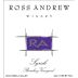 Ross Andrew Winery Boushey Vineyard Syrah 2013 Front Label