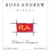 Ross Andrew Winery Cabernet Sauvignon 2008 Front Label