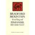 Bradford Mountain Zinfandel 1999 Front Label