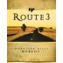 Route 3 Wines Merlot 2013 Front Label