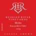 Russian River Vineyards Estate Merlot 2009 Front Label