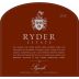 Ryder Estate Syrah 2014 Front Label