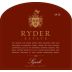 Ryder Estate Syrah 2012 Front Label