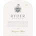 Ryder Estate Sauvignon Blanc 2013 Front Label