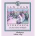 San Juan Vineyards Chardonnay 2013 Front Label