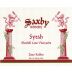Saxby Winery and Vineyard Syrah 2011 Front Label
