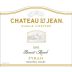 Chateau St. Jean Benoist Ranch Syrah 2011 Front Label