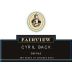 Fairview Cyril Back Shiraz 2000 Front Label