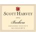 Scott Harvey J and S Reserve Barbera 2007 Front Label