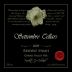 Settembre Cellars Reserve Syrah 2009 Front Label
