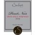 Seufert Winery Vista Vineyard Pinot Noir 2009 Front Label
