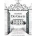 Chateau des Graves Bordeaux Superieur 1998 Front Label