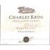 Charles Krug Napa Valley Chardonnay 2001 Front Label