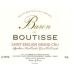 Baron de Boutisse St. Emilion 2000 Front Label