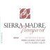 Sierra Madre Vineyard Estate Pinot Blanc 2010 Front Label