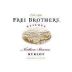 Frei Brothers Reserve Merlot 2001 Front Label