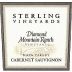Sterling Diamond Mountain Ranch Cabernet Sauvignon 2000 Front Label