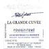 Pascal Jolivet La Grande Cuvee Pouilly Fume 2000 Front Label