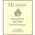 Hendry Cabernet Sauvignon Napa Valley Block 8 1999 Front Label