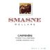 Smasne Cellars Carmenere 2010 Front Label