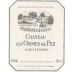 Chateau Ormes de Pez 1999 Front Label