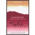 Solis Winery Estate Sangiovese 2006 Front Label