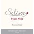 Soliste Cellars Sonatera Vineyard T Block Pinot Noir 2009 Front Label