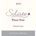 Soliste Cellars Nouveau Monde Pinot Noir 2010 Front Label