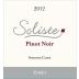 Soliste Cellars Foret Pinot Noir 2012 Front Label